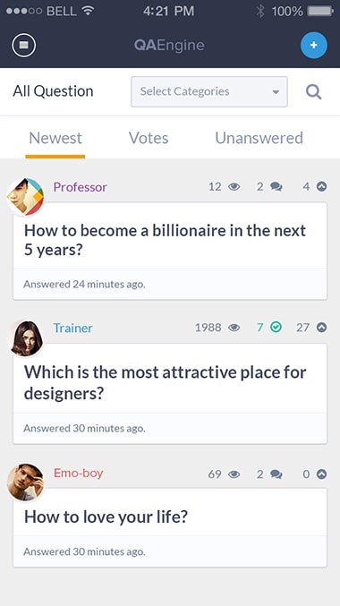 Wordpress Questions Answers Themes Mobile Reponsive Design 