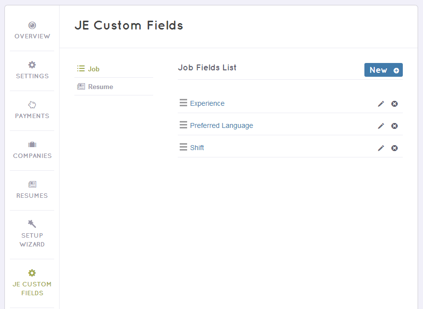 Custom job fields - job board software, WordPress job board theme JobEngine