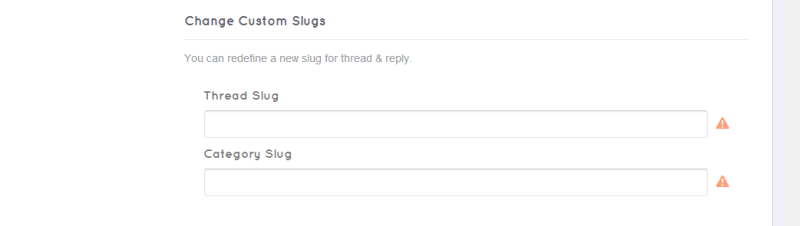change slugs - ForumEngine