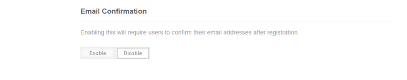 Email confirmation BE-QAEngine