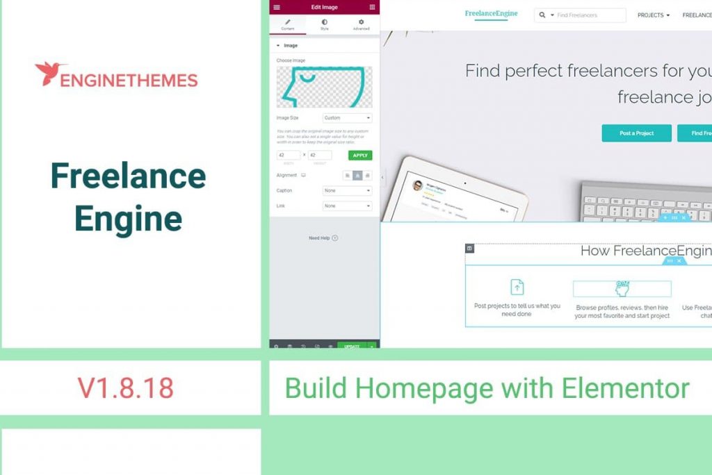 freelanceengine v1.8.18 - build custom homepage with page builder